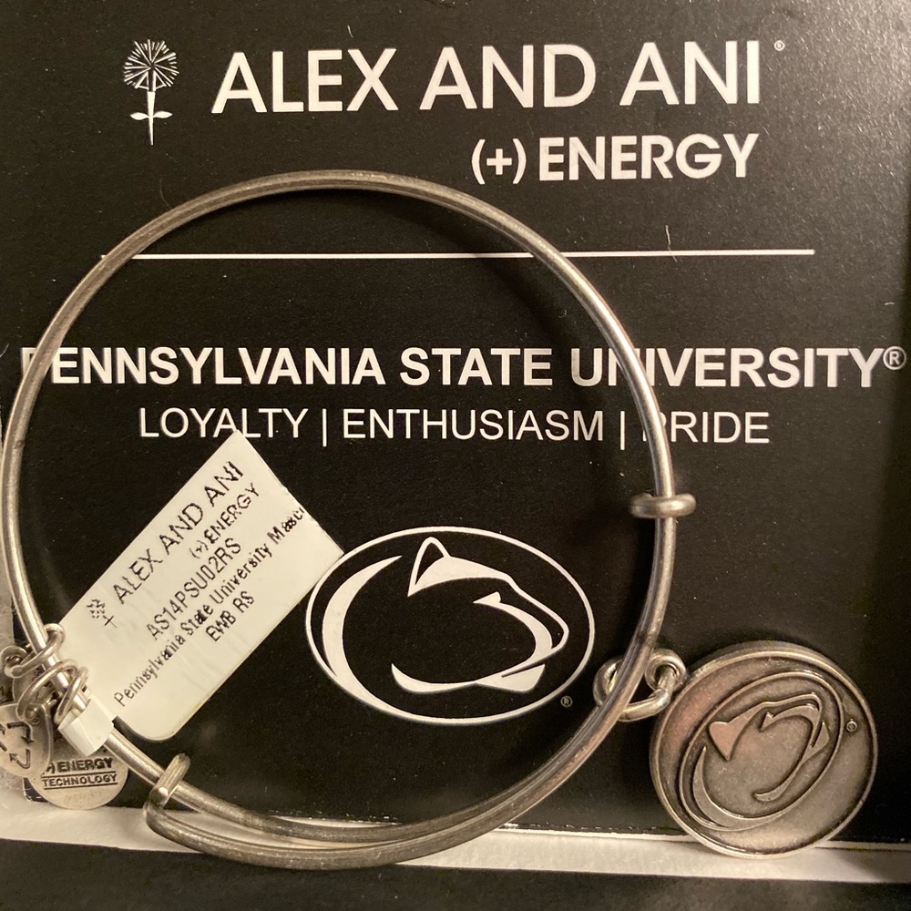 Alex and Ani Penn State Logo Charm NWT